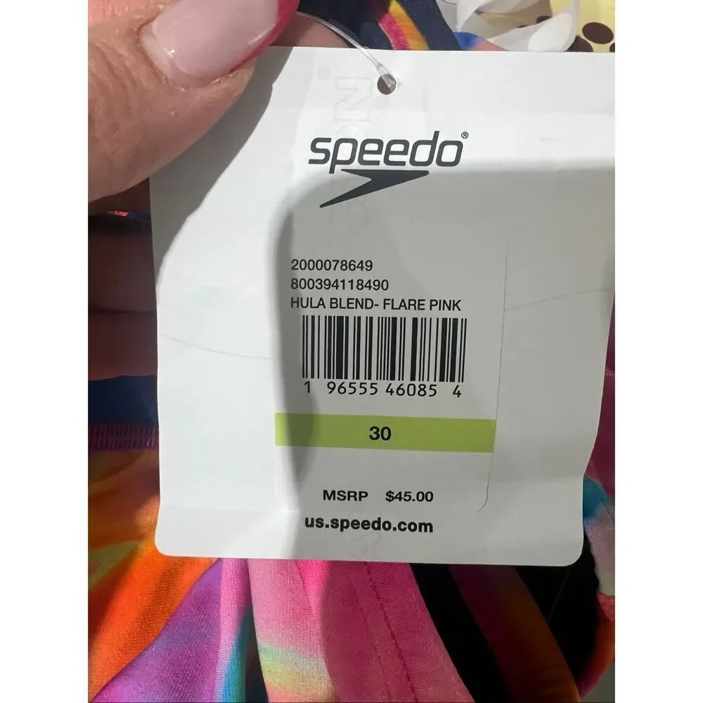 Speedo Pride Swimsuit Brief Endurance+ The One Competitive Hula Blend Size 30